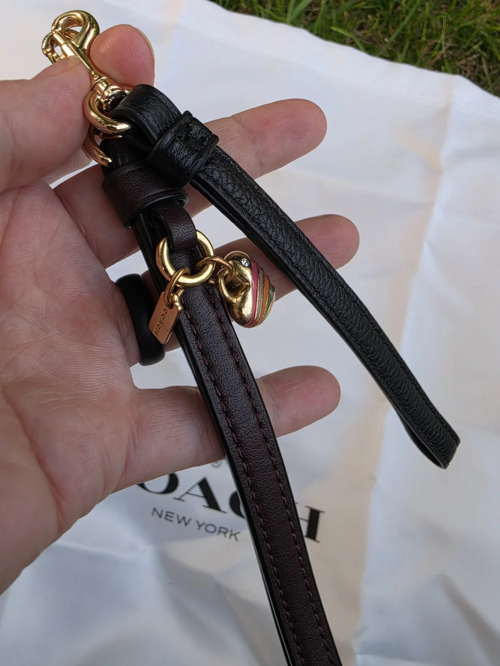 Coach Long Zip Around Wristlet